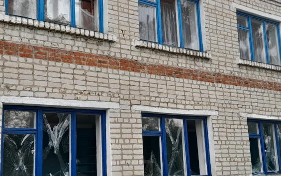 В Кореневском районе в местной школе выбиты окна в результате обстрела со стороны Украины