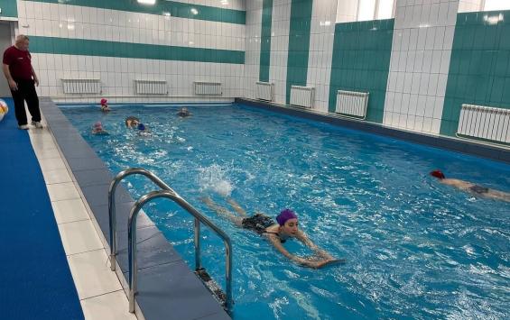 В Курской области после ремонта открылся обновлённый бассейн