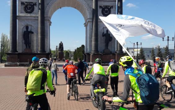 "Атомные" велосипедисты посетили Курск и Курчатов