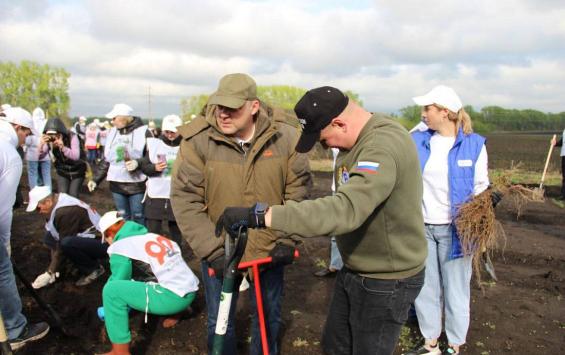 Алексей Смирнов лично поучаствовал в акции «Сад Памяти»