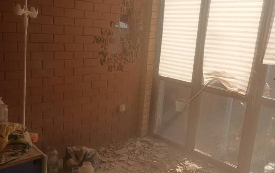 В Белгородской области неразорвавшийся снаряд пробил стену дома