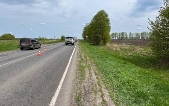 В Курской области водитель насмерть сбил пешехода