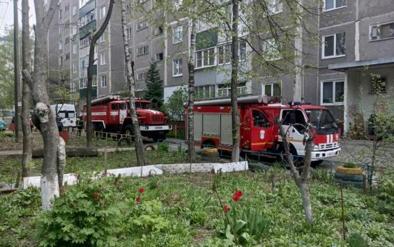 В Курске при пожаре погиб местный житель
