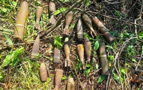 За семь дней в Курской области обнаружили свыше 20 взрывоопасных предметов