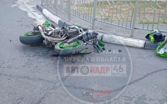 В Курске в ДТП на Карла Маркса пострадал мотоциклист