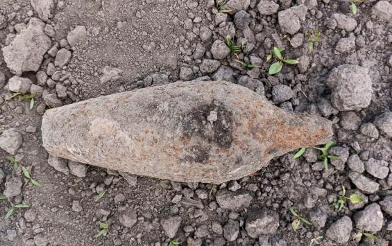 В Курской области была найдена мина