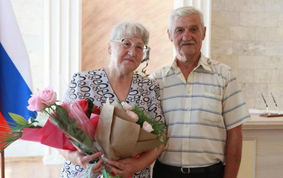 Супруги из Курской области отметили золотую свадьбу