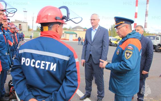 В Курской области прошли учения по ликвидации ЧС на объектах ЖКХ