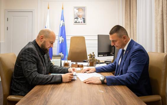 В мэрии Курска появился новый куратор соцблока Владимир Гребёнкин