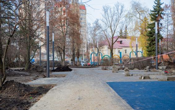 В сквере Интернациональный в Курске высадят 14 декоративных яблонь