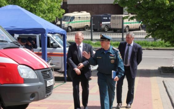 Главный федеральный инспектор по Курской области проверил работу кризисного центра региона