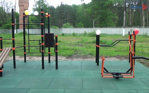 В Курске открылась новая спортивная площадка для особенных детей