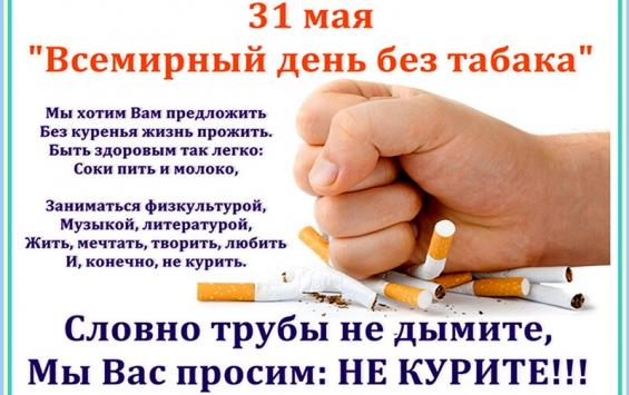 Курян призывают поддержать День без табака