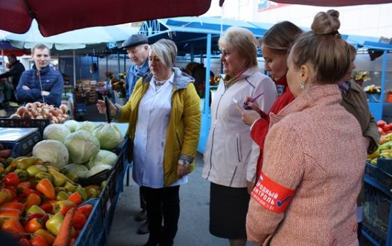 На одном из рынков Курской области торговали непроверенной капустой