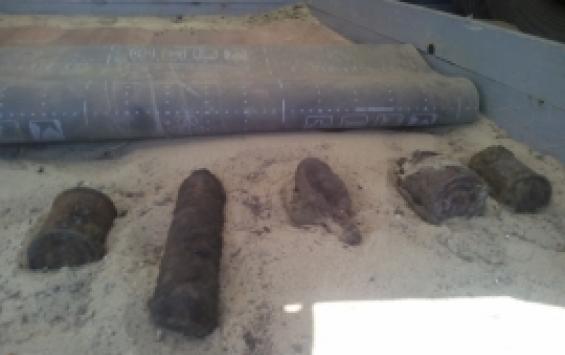 В Курской области были найдены боеприпасы времён ВОВ
