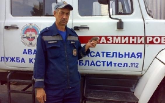 В Курской области нашли неразорвавшуюся гранату