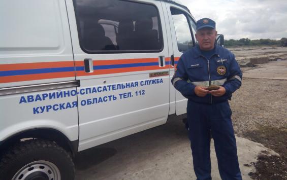 В Курской области вновь найден боеприпас времен войны