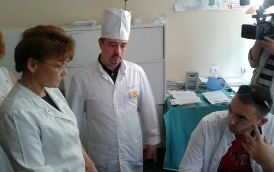 Замгубернатора Курской области посетила Дмитриевскую ЦРБ