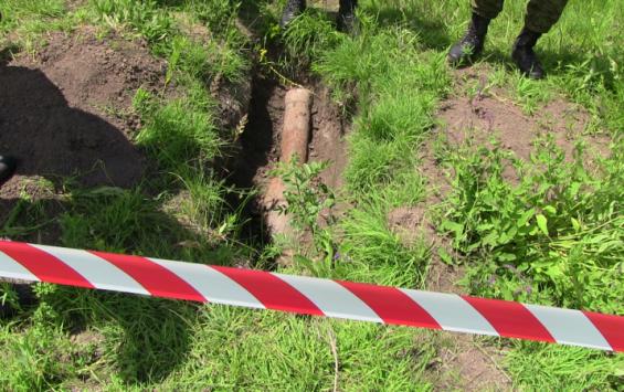 Курская полиция оцепила место опасной находки
