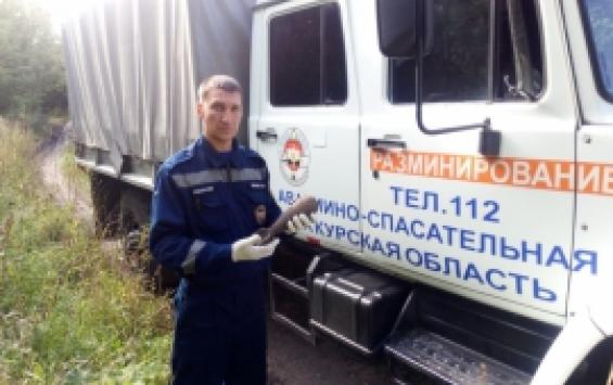 В Курской области обезврежена миномётная мина