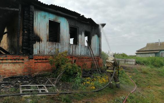 Унесший четыре жизни пожар в Курской области мог начаться из-за неисправной проводки