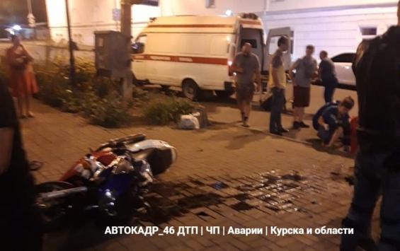 В центре Курска произошла авария с участием 17-летнего подростка