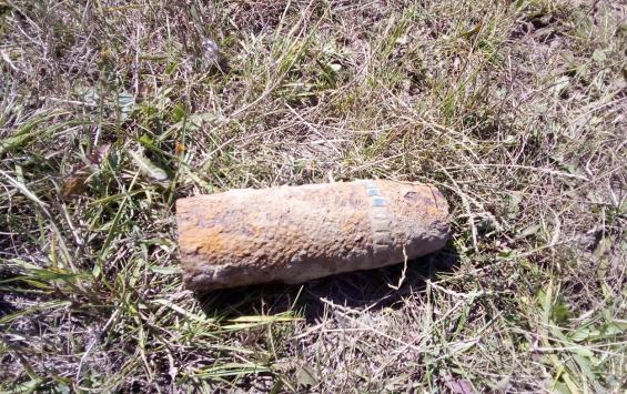 Во Льгове Курской области обезвредили артиллерийский снаряд