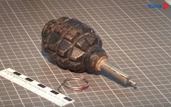 В Курской области были обезврежены две гранаты