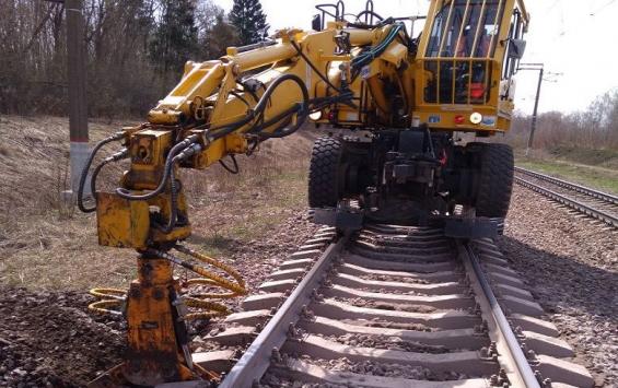 Завершается ремонт железнодорожных путей в Курской области по плану 2019 года