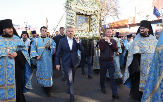 Вчера в Курск прибыла икона «Знамение»