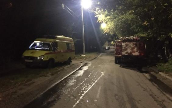 В Курске в ночном пожаре погиб человек