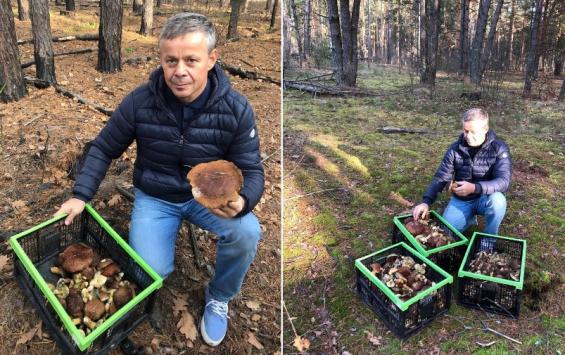 Мэр Курска похвастался результатами похода в лес