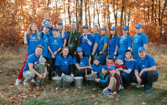 Корпоративные волонтеры спасали леса Воронежской и Курской областей