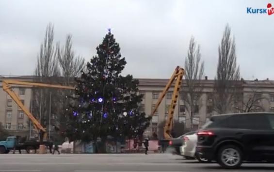 По примеру Москвы в Курске на Новый год украсят башенные краны