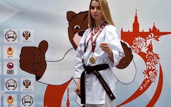 Курянка взяла «золото» на международном турнире по всестилевому каратэ