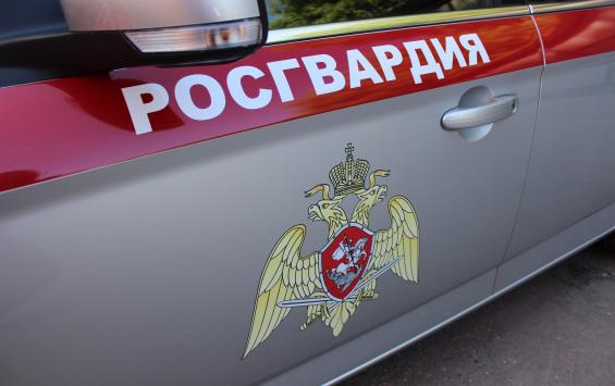 Курская полиция обезвредила пьяного вооружённого дебошира