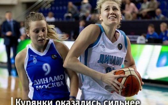 Курские баскетболистки одержали победу над московским "Динамо"
