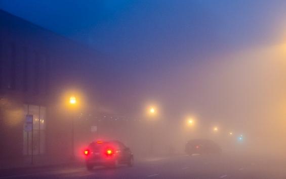 Курских автомобилистов предупреждают о густом тумане на дорогах
