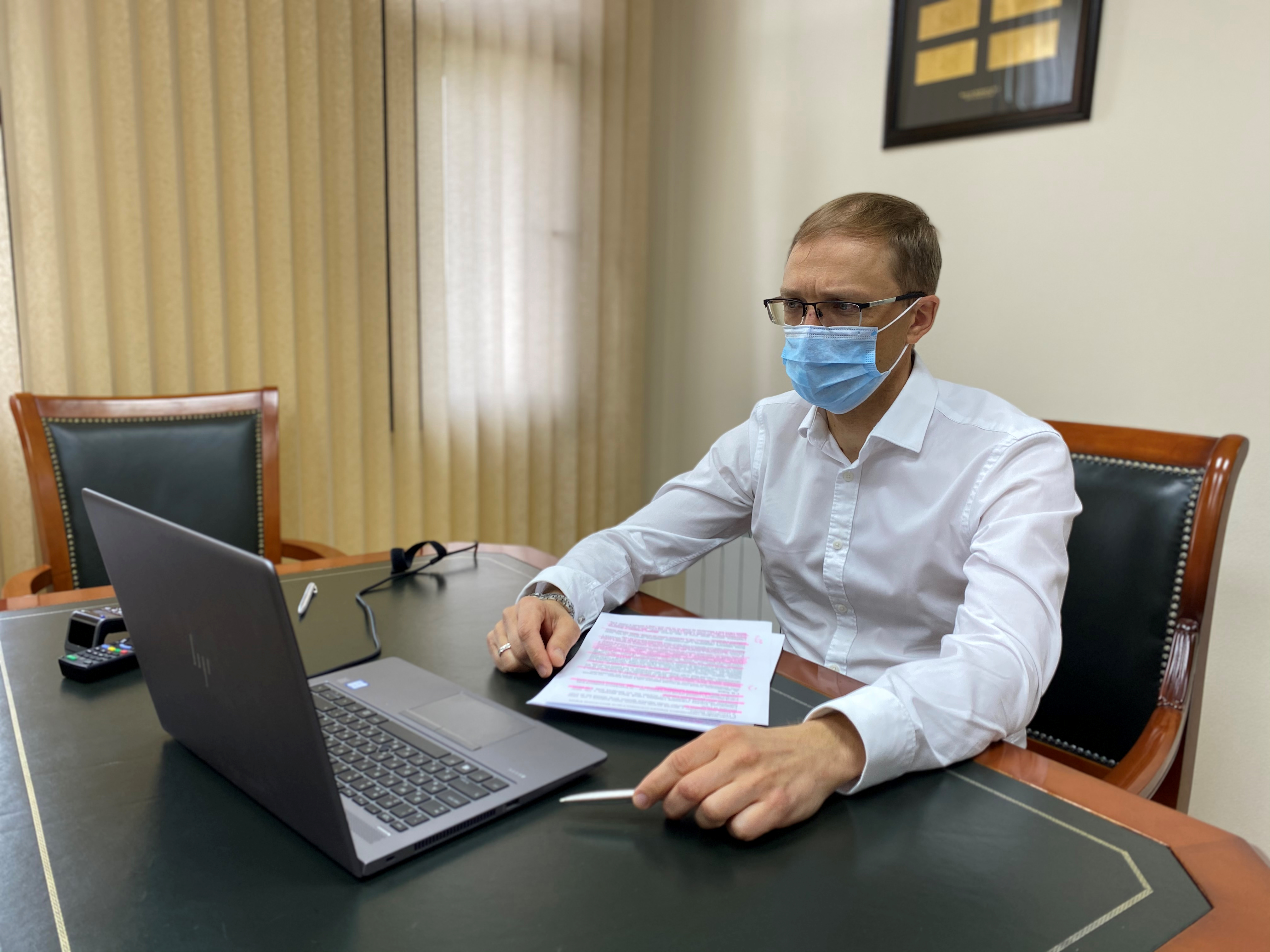 Управляющий Курским отделением Сбербанка провел онлайн-брифинг