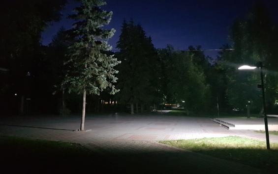 В парке Дзержинского снова темно