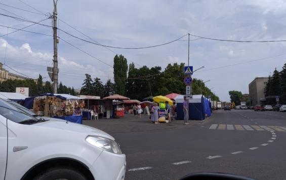 В Курске продолжают бороться с уличными торговцами