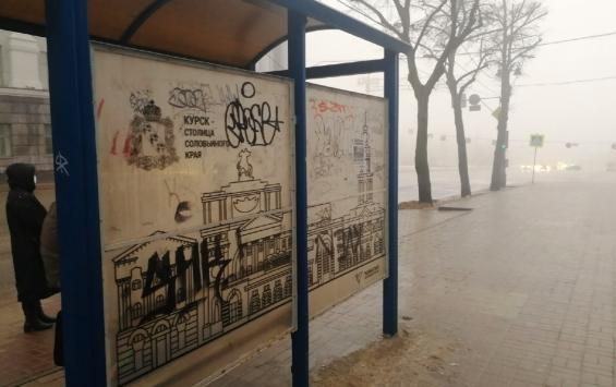 В центре Курска закрасили более 70 надписей