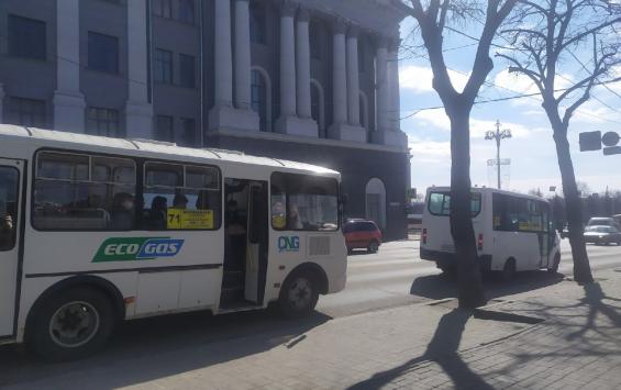 В транспорте Курска проверили соблюдение масочного режима