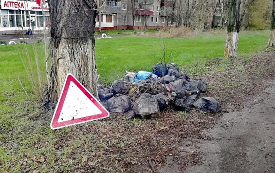 В Курске поймали нарушителя, сбрасывавшего отходы на земельный участок