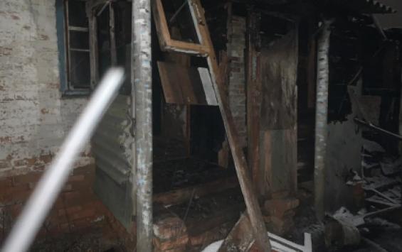 В Глушковском районе пожар унес человеческие жизни