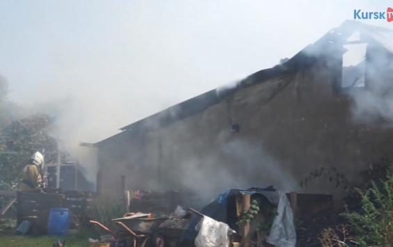 В Кореневском районе на пожаре погиб мужчина