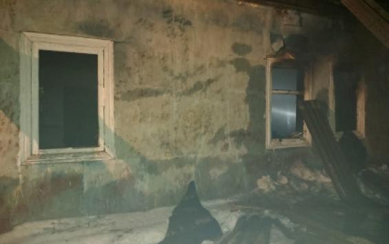 В Льговском районе при пожаре погиб 63-летний мужчина