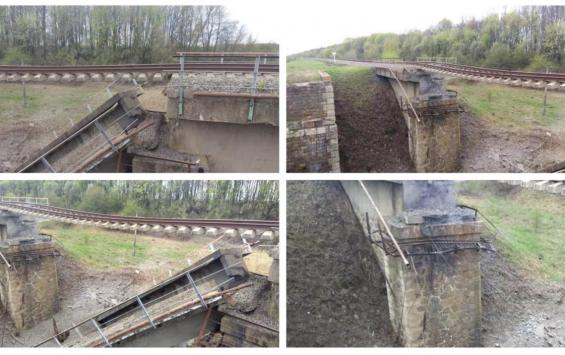 Диверсанты разрушили железнодорожный мост в Курской области