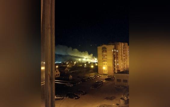В Белгородской области произошли пожары на двух гражданских объектах