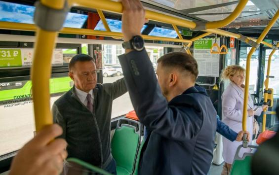 Старовойт проверил работу новых троллейбусов в Курске